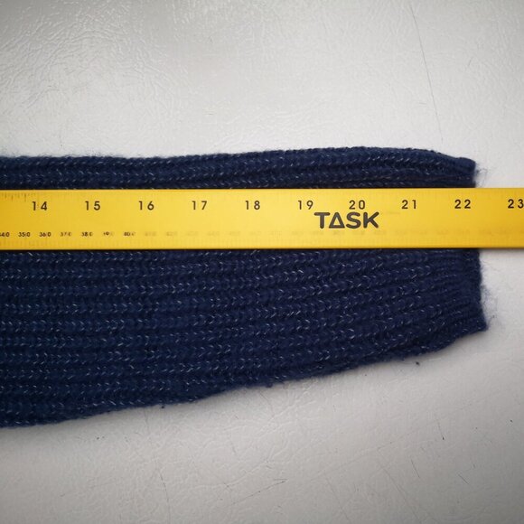 Cleo Ladies Size Medium Straight Fit Royal Blue Open Cardigan - Picture 8 of 9